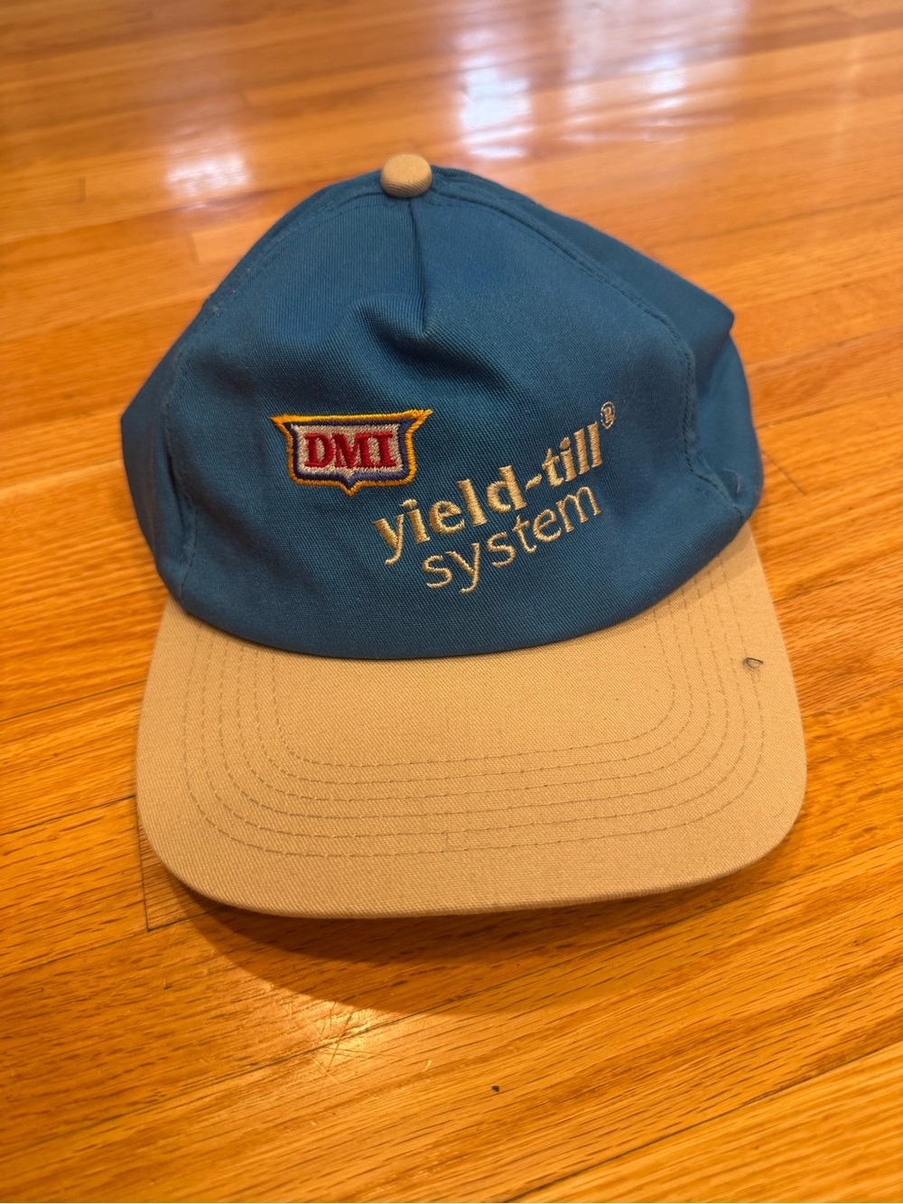 DMI Yield-Till System Blue and Tan Baseball Cap